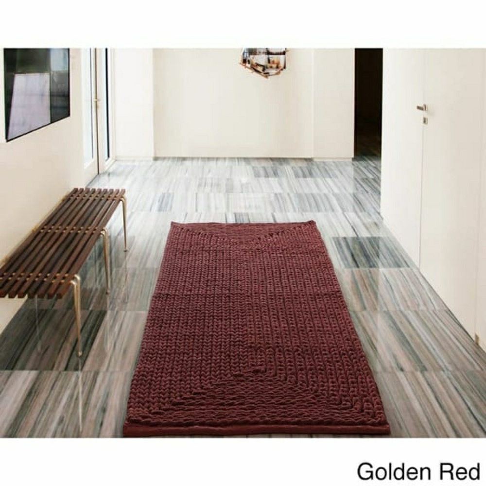Bath rug. Size 24"×60" Black only available.